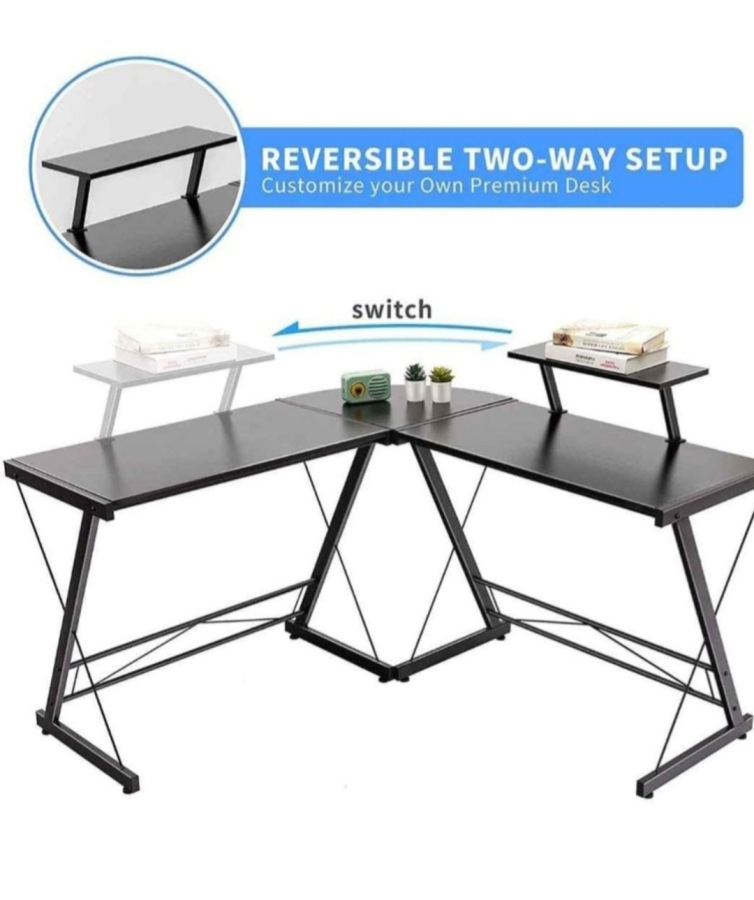 L Shape Desk for Gaming, Study Los Angeles Armenian