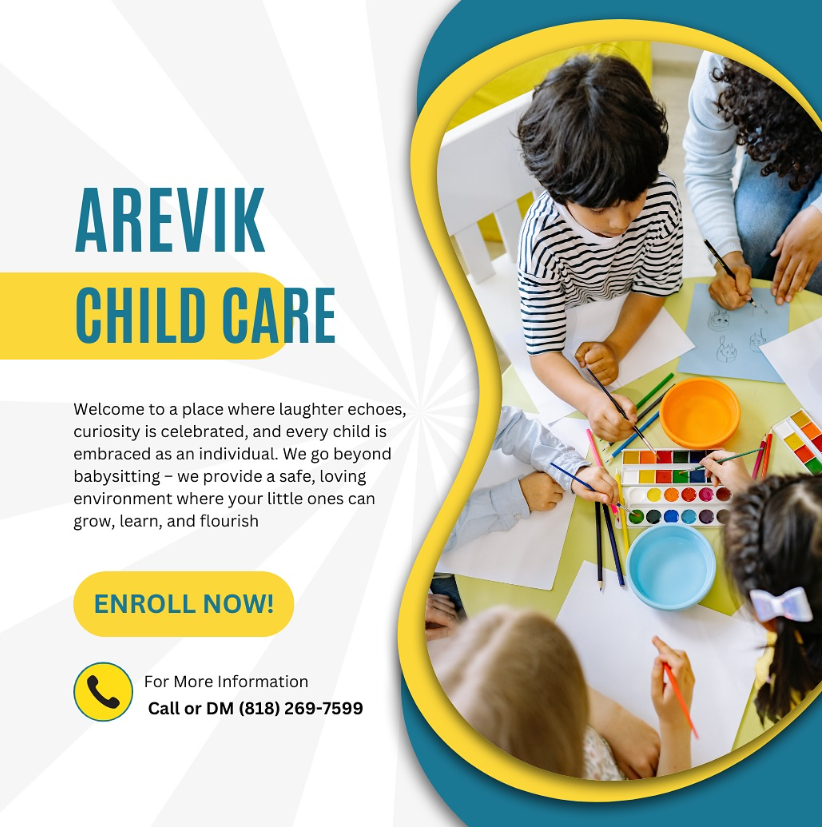 Arevik Child Care Los Angeles Armenian Jobs