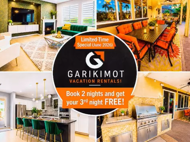 GARIKIMOT VACATION RENTALS, www.garikimot.com, (707) 777-7711 GARIKIMOT VACATION RENTALS, www.garikimot.com, (707) 777-7711